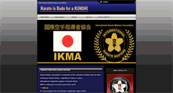 Desktop Screenshot of karate-hokkaido.us