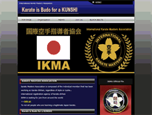 Tablet Screenshot of karate-hokkaido.us